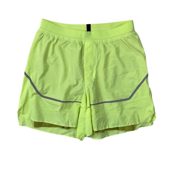 Lululemon Mens Surge Short Lined Special Edition 6" Faded Zap Neon Green M - Picture 1 of 9